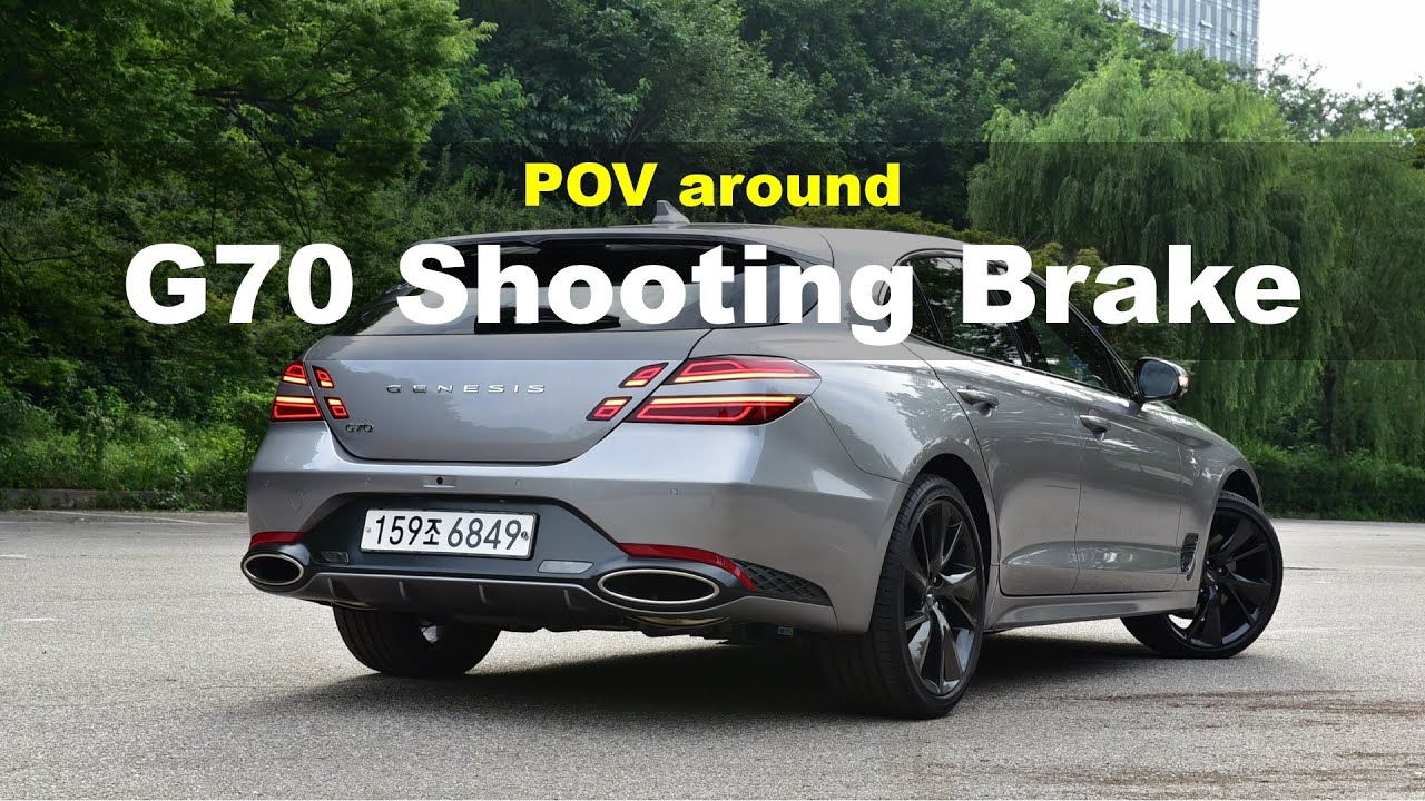 2023 G70 Shooting Brake 2.0 T-GDi AWD POV exterior and interior
