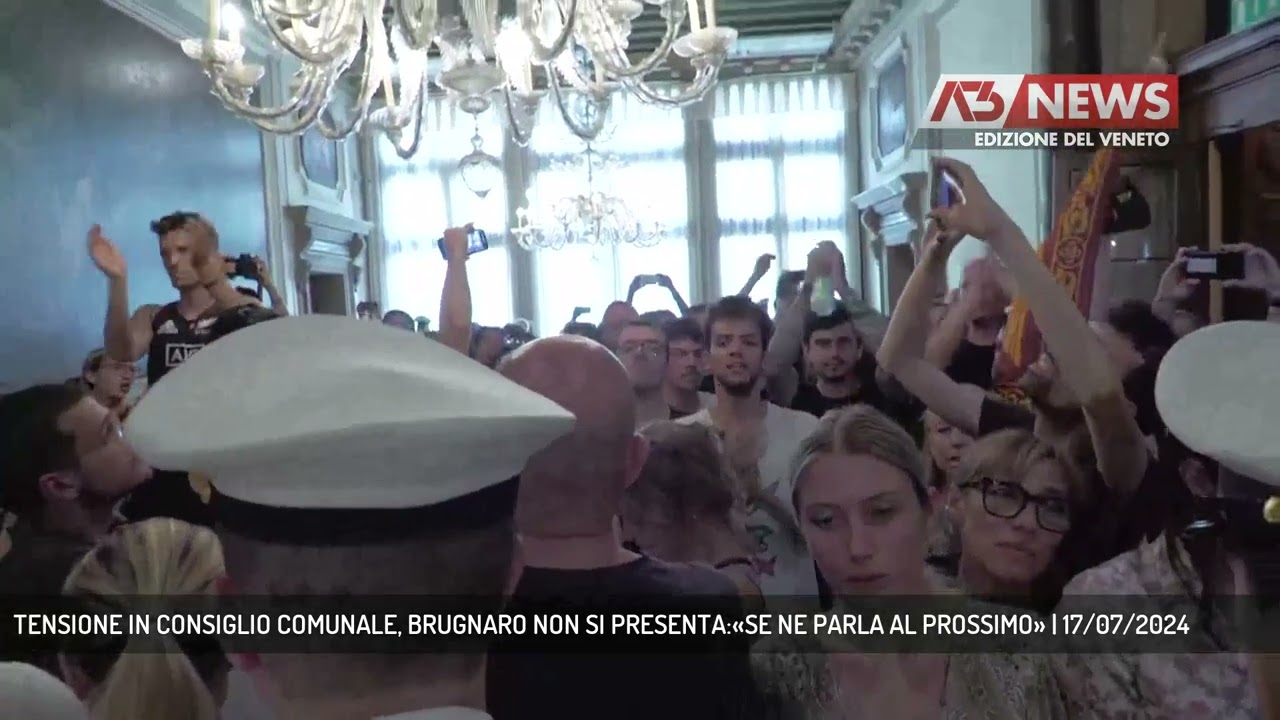 TENSIONE IN CONSIGLIO COMUNALE, BRUGNARO NON SI PRESENTA:«SE NE PARLA AL PROSSIMO» | 17/07/2024