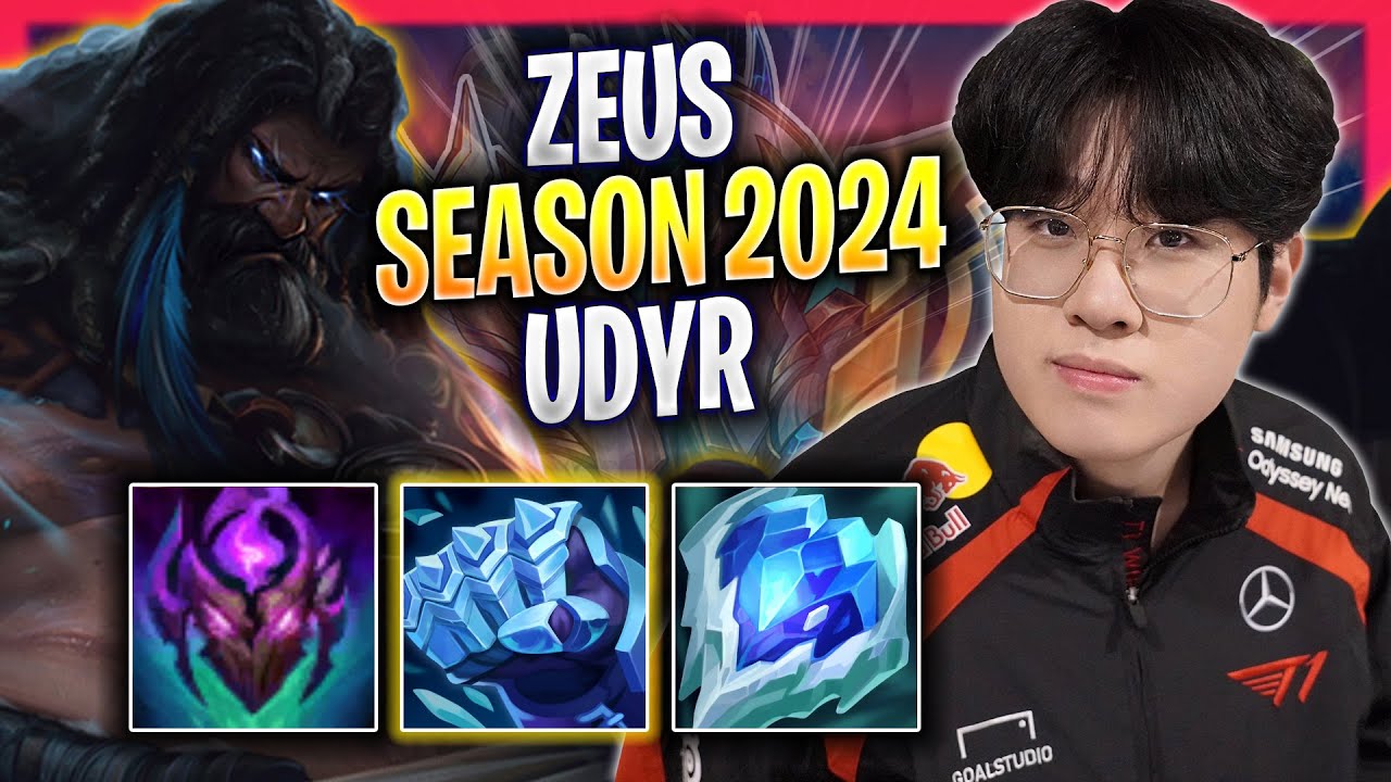 ZEUS TRIES UDYR IN NEW SEASON 2024! - T1 Zeus Plays Udyr TOP vs K'sante! | Season 2024