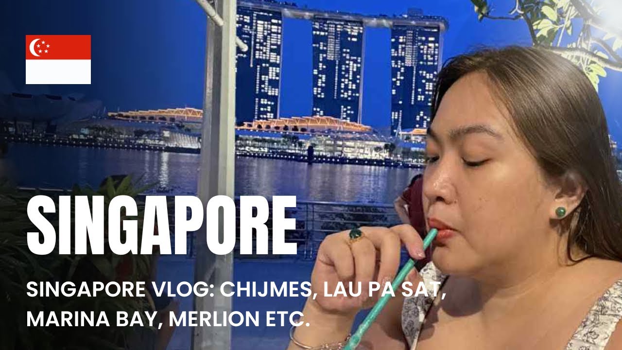 SINGAPORE Vlog: Chijmes, Lau Pa Sat, Marina Bay, Merlion etc.