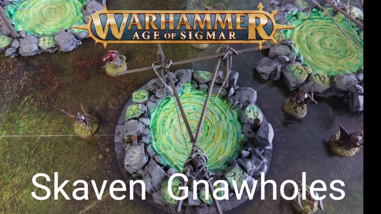 HOW TO MAKE Skaven Gnawholes  Great for Age of Sigmar, Warcry, DnD & A Lot More!