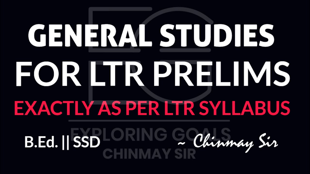 LTR PRELIMS || GENERAL STUDIES #4 || SELECTED MCQ'S || B.Ed. | SSD | RHT | OAVS