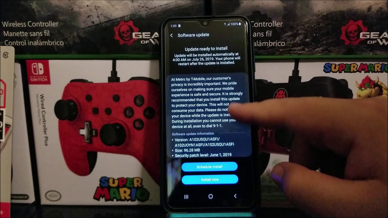 Metro by T-Mobile Samsung Galaxy A10e Software Update 