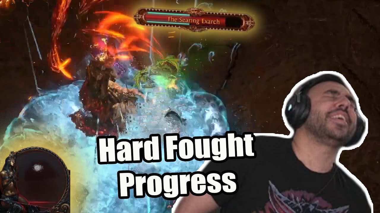 Steelmage farms 10 hours STRAIGHT to beat Searing Exarch in PoE Forbidden Sanctum