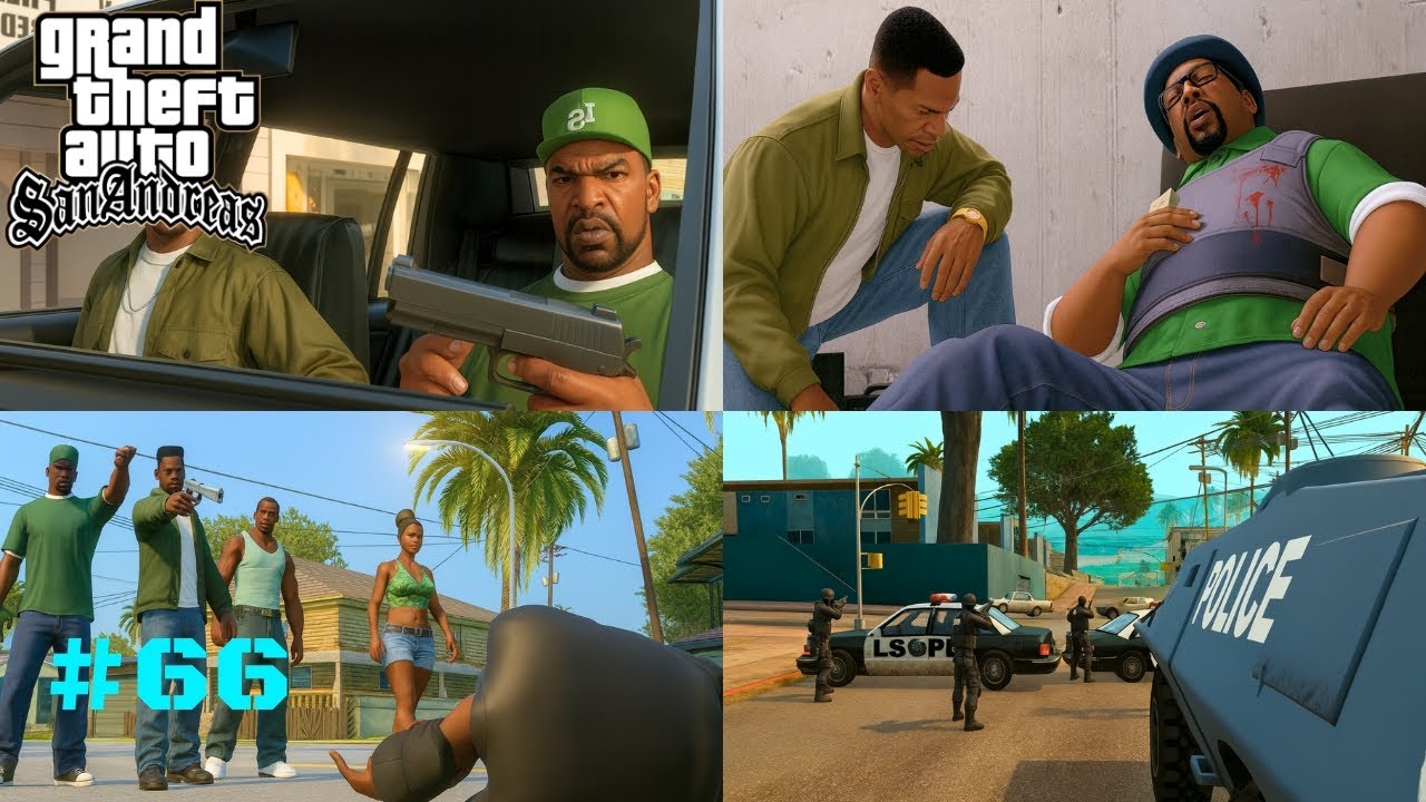 END OF BIG SMOKE DEATH & TENPENNY LAST RIDE! GTA SAN ANDREAS GAMEPLAY #66
