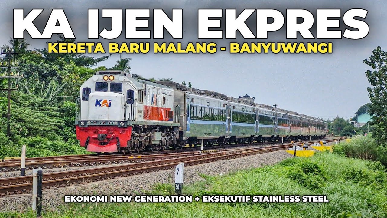 RESMI KERETA BARU BANYUWANGI - MALANG IJEN EKSPRES, PAKE NEW GENERATION!! Kereta Baru Gapeka 2025 #2