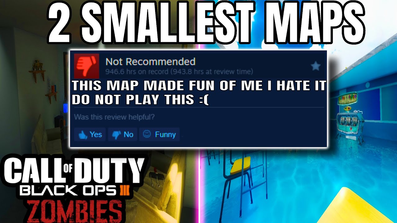 WORLD'S SMALLEST ZOMBIES MAPS (BO3 Zombies)