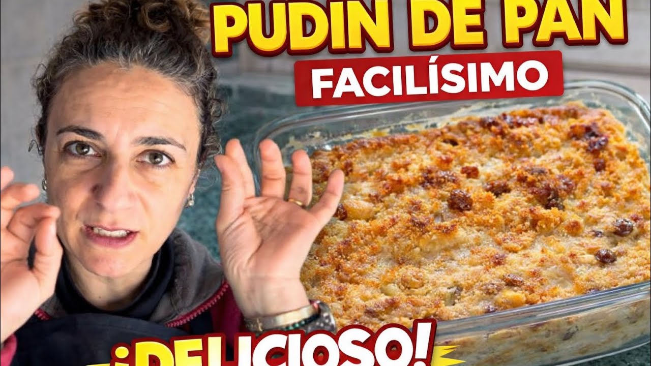 PUDÍN DE PAN FACILÍSIMO• Receta CaseraEconómica у 😋 