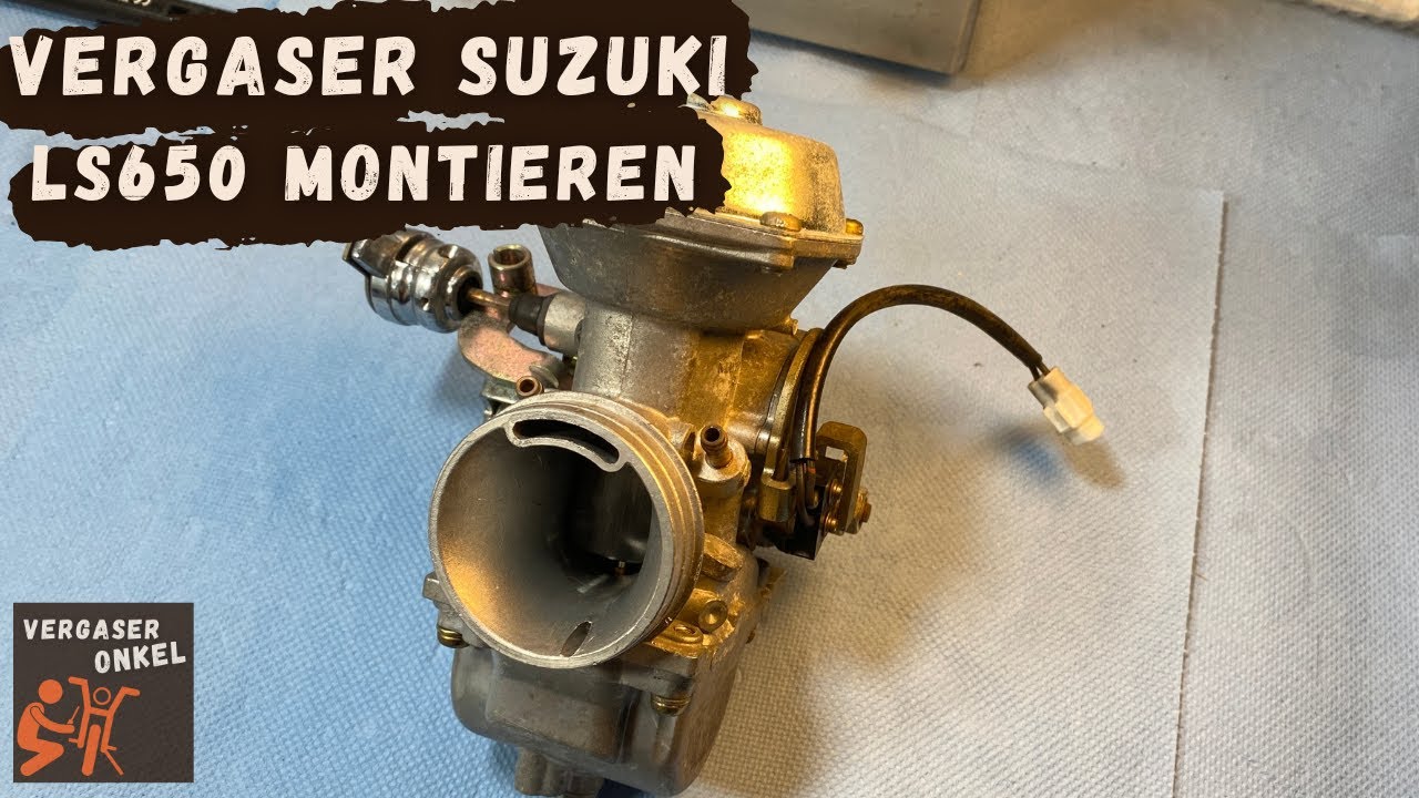 Suzuki LS650 Savage Vergaser montieren, ausführlich erklärt vom Vergaseronkel