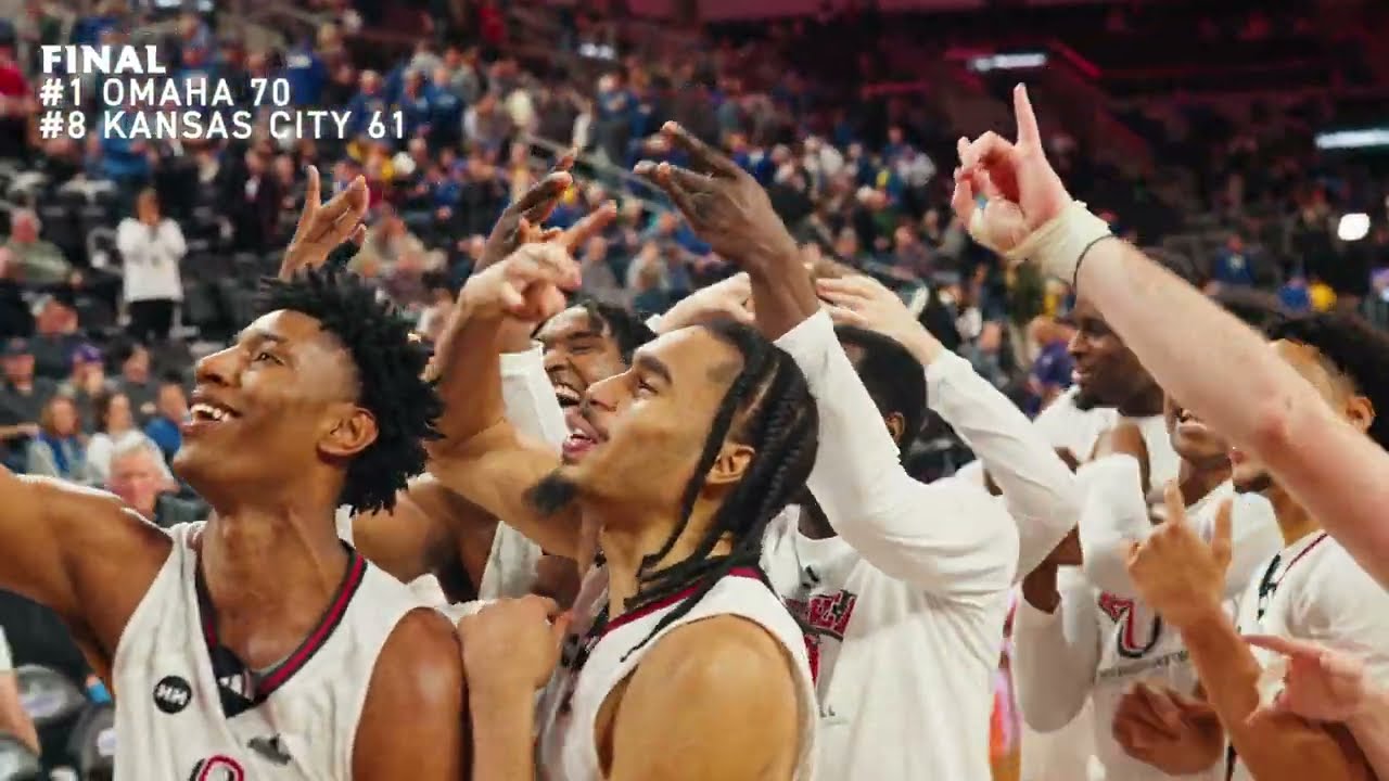 Omaha Men's Basketball vs Kansas City - Summit League Tournament Quarterfinal Cinematic Recap