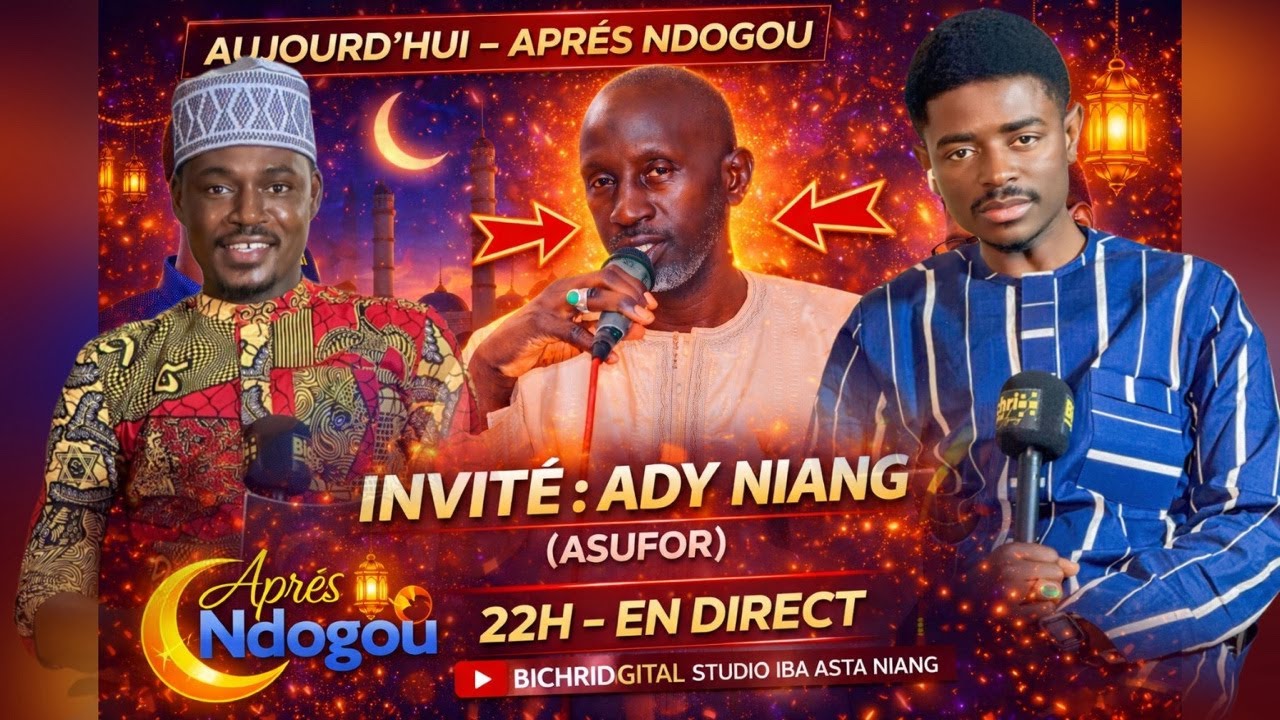 🛑SUIVEZ EN DIRECT VOTRE EMISSION APRES NDOGOU AVEC BAYE DAME THIOUNE ET SA TEAM
