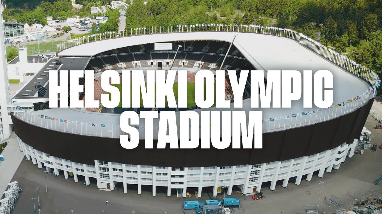 REAL MADRID won their 5th EUROPEAN SUPERCUP at this Finnish stadium in 2022 🇫🇮🏟 [4K Drone]