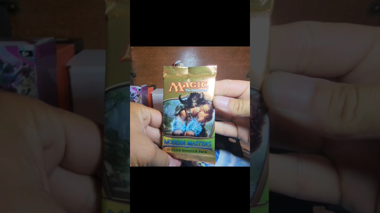 Magic the Gathering Modern Masters 2013 Booster Pack Opening #magicthegathering #packopening #card