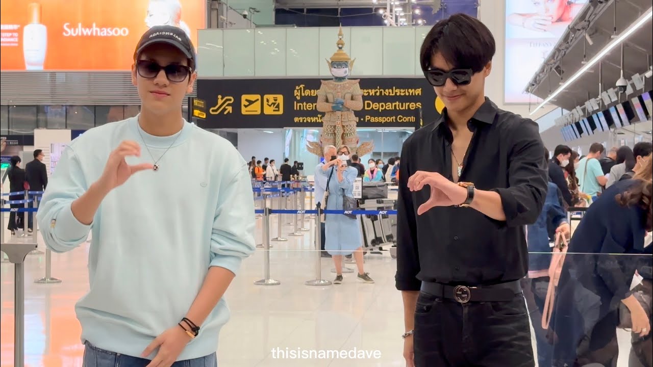 [Fancam] 20230218 Ohm Nanon #OhmNanonreadyforVN for #OhmNanonFMVN2023 at Suvarnabhumi Airport