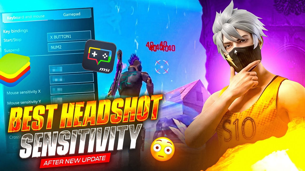 Best SECRET Sensitivity Settings After OB54 Update | Best Tweaks | BlueStacks 5 & MSI 5 Free Fire PC