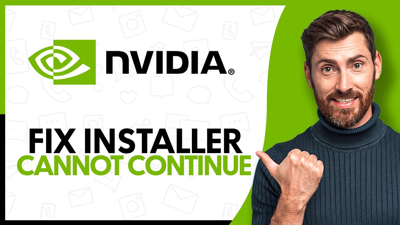 How to Fix Nvidia Installer Cannot Continue in Windows Error - Step By Step