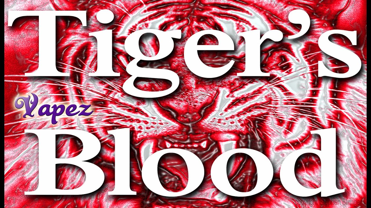 Tiger's Blood e juice Custom Vapez e liquid vape juice