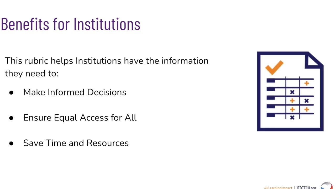 1EdTech Accessibility Rubric (in 5 Minutes)
