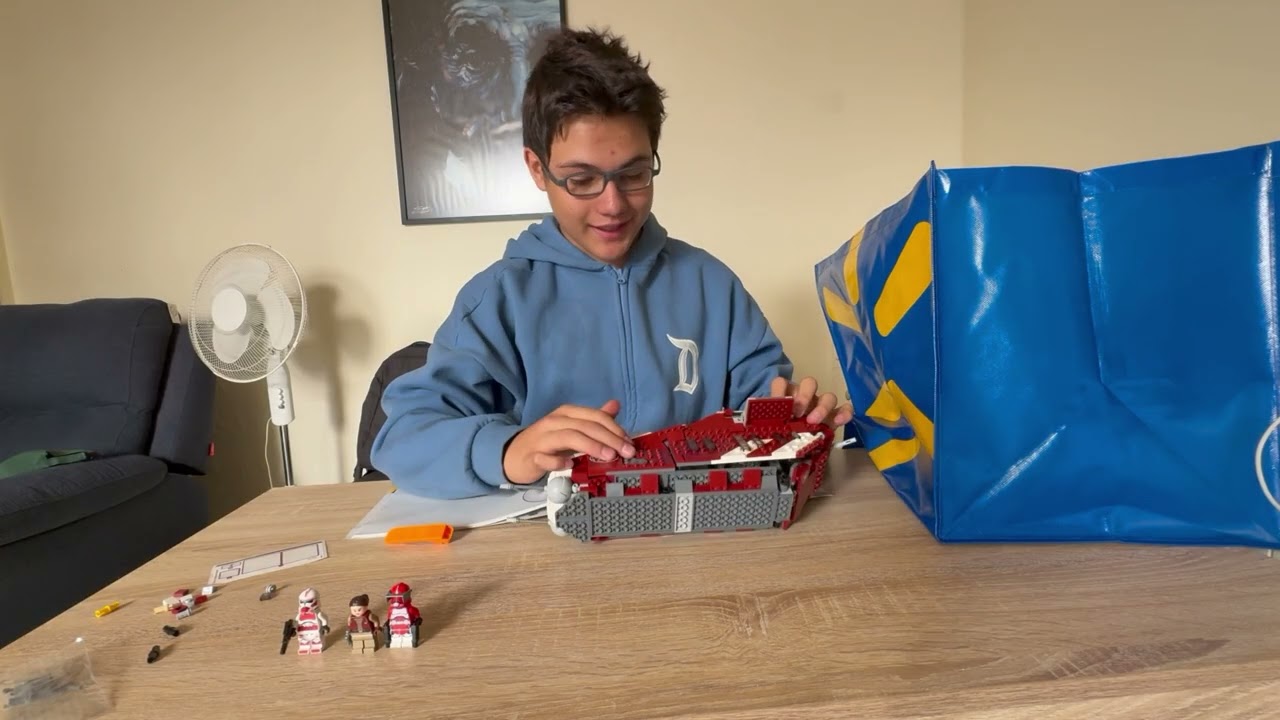 LEGO Star Wars 75354 Корабль гвардейской охраны Корусанта (2023) Распаковка, быстрая сборка, обыч...