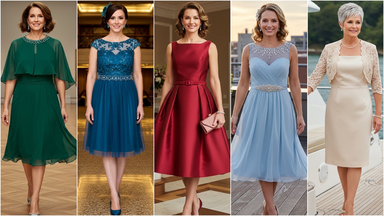 Stylish Tea Length Formal Dresses for Mother of The Bride - Tea Length Wedding Dress Styles for 2025