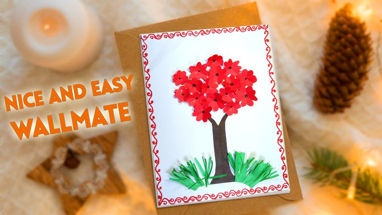Full Banani | flower tree | craft and life hacks | easy craft with paper | DIY | wallmate
