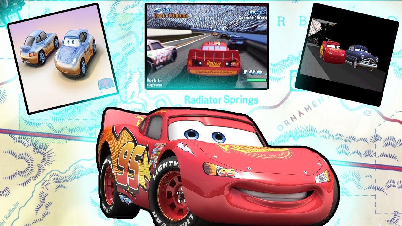 Бонусное видео по игре Cars (вырезанный контент, прототипы, необычные моменты и многое другое!)