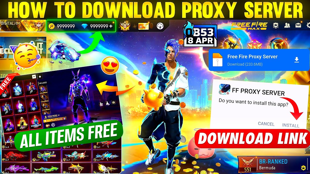 How To Download Proxy Server In Free Fire 💯😱🔥 | Free Fire Proxy Server | Proxy Server Free Fire