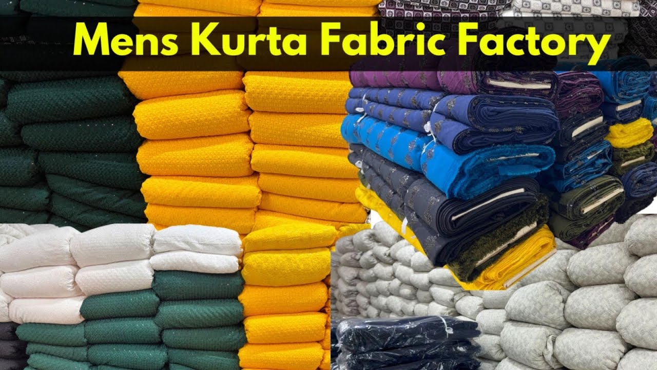 Biggest Kurta Fabric Manufacturer in Surat || Mens Kurta Fabric In Surat ||Kurta Pajama Fabric Surat