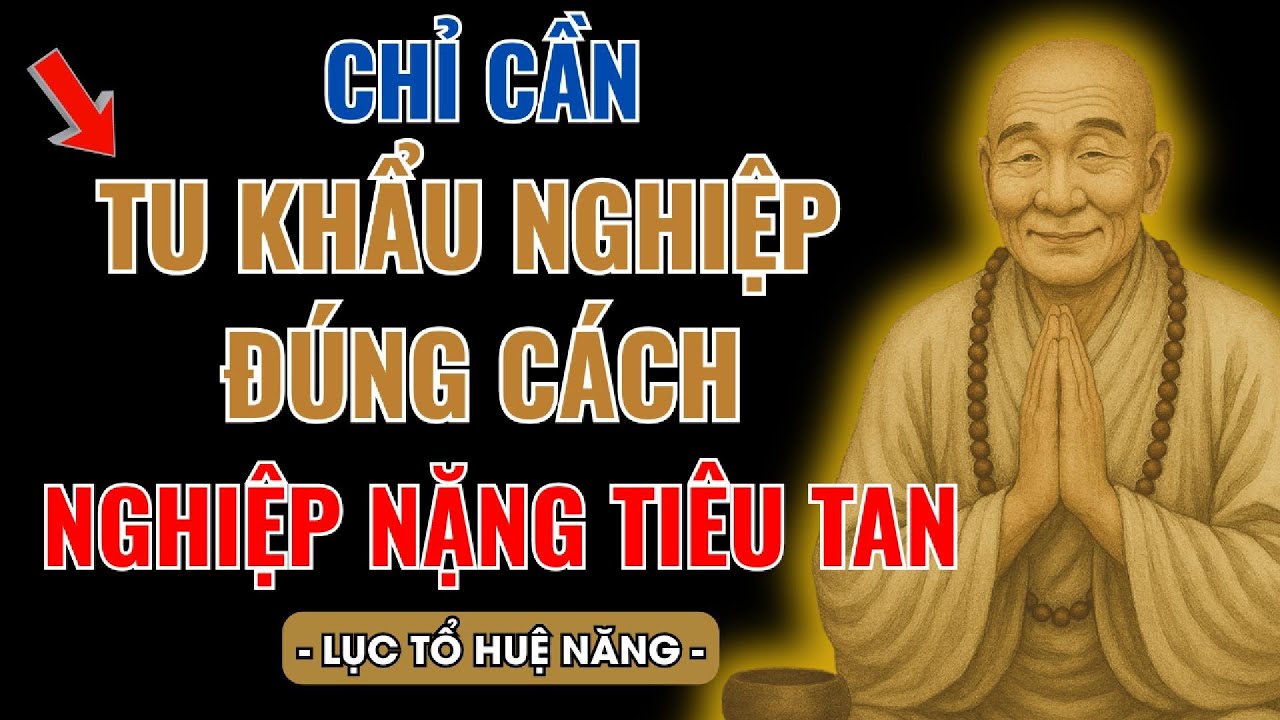 LỤC TỔ HUỆ NĂNG DẠY: TU KHẨU NGHIỆP ĐÚNG CÁCH – GIẢI OÁN VÔ CÙNG HIỆU QUẢ – MỘT NIỆM LÀ HÓA NGHIỆP