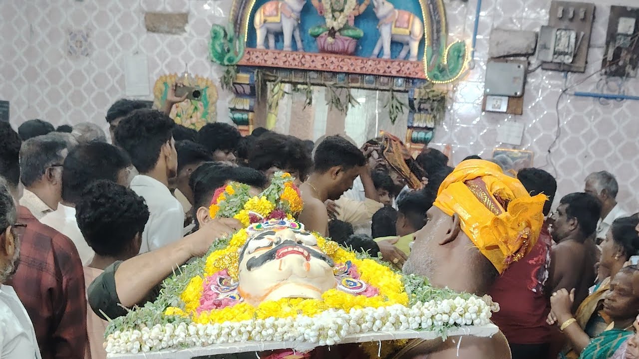  🙏 முகம் வைத்து ஆடும் திருவிழா 🙏 அங்காள பரமேஸ்வரி அம்மன் கோவில் திருவிழா //@rsvchannel3040 