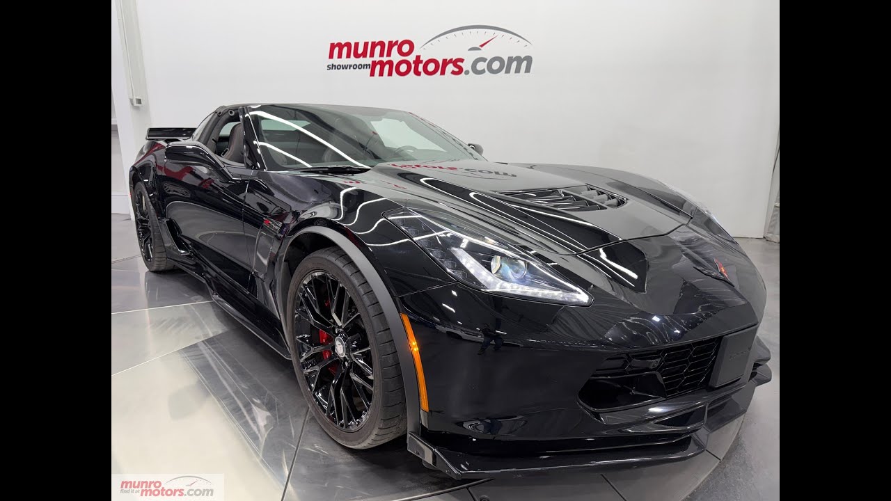 Corvette Z06 3LZ Coupe 2019 года выпуска, 6,2 л, LT4, 650 л. с., Auto GroundFX NAV PDR, черный на...