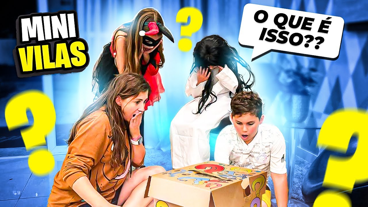 O QUE É ISSO QUE AS FILHAS DAS VILÃS ESCONDERAM E O LUGUINHO PEGOU PRA ELE?