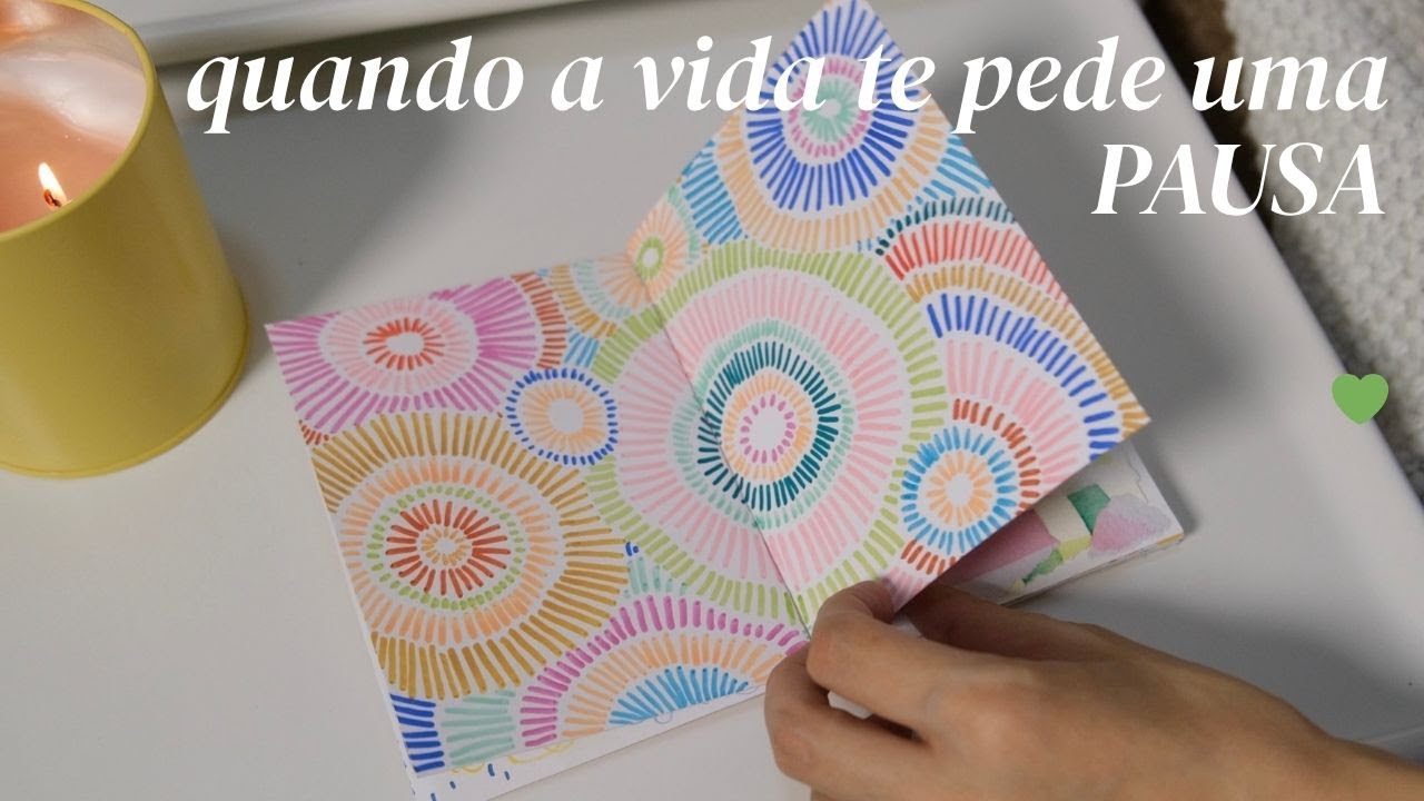 Pausar não é fracassar, é respeitar o tempo das coisas 💚