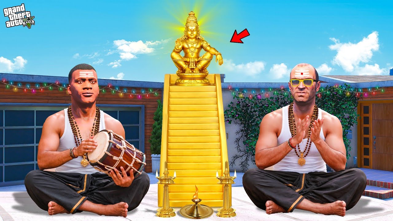 Franklin & Chithappu Going to Ayyappan Swamy Bajanai in Gta 5 
