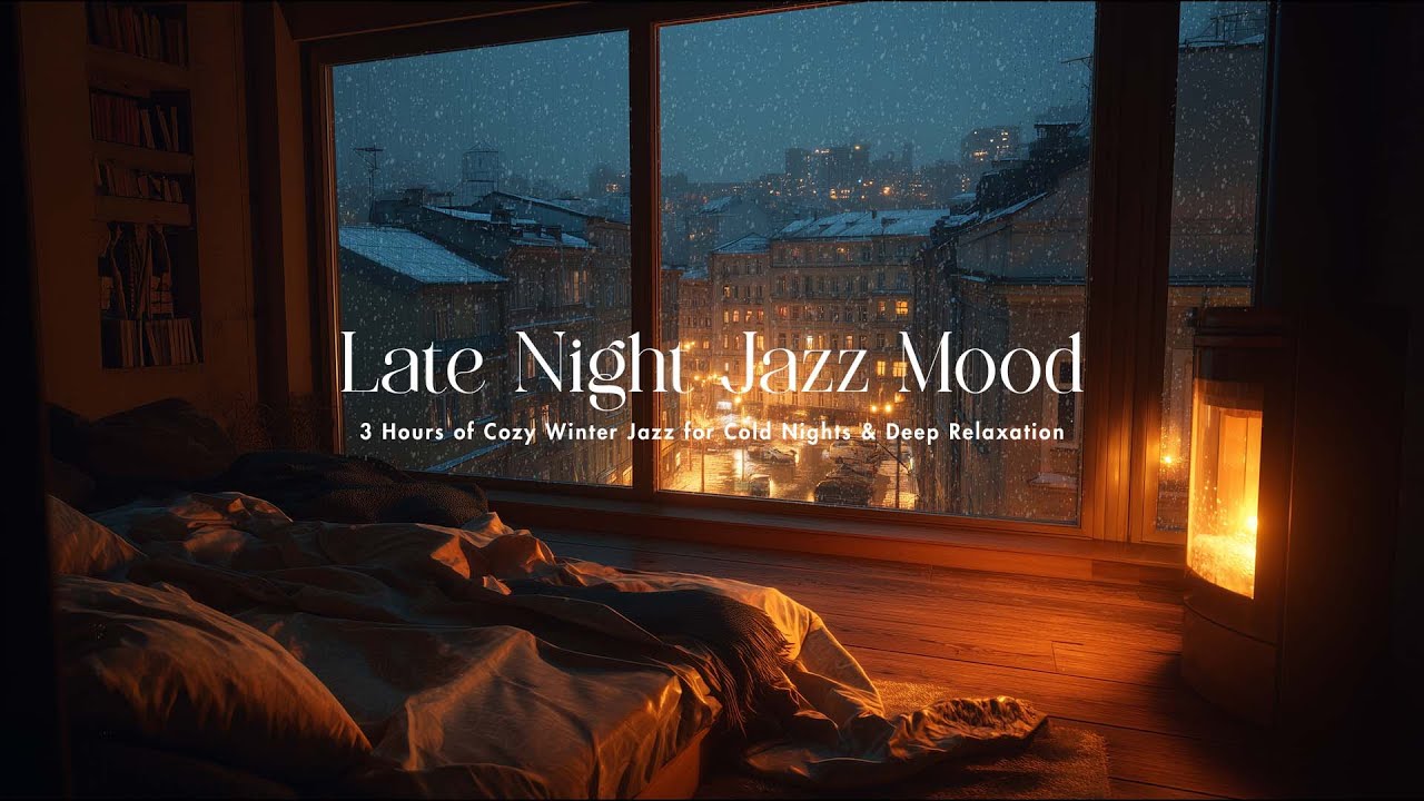Sweet Jazz Music for a SNOWFALL Winter Evening - Chillout and Relax