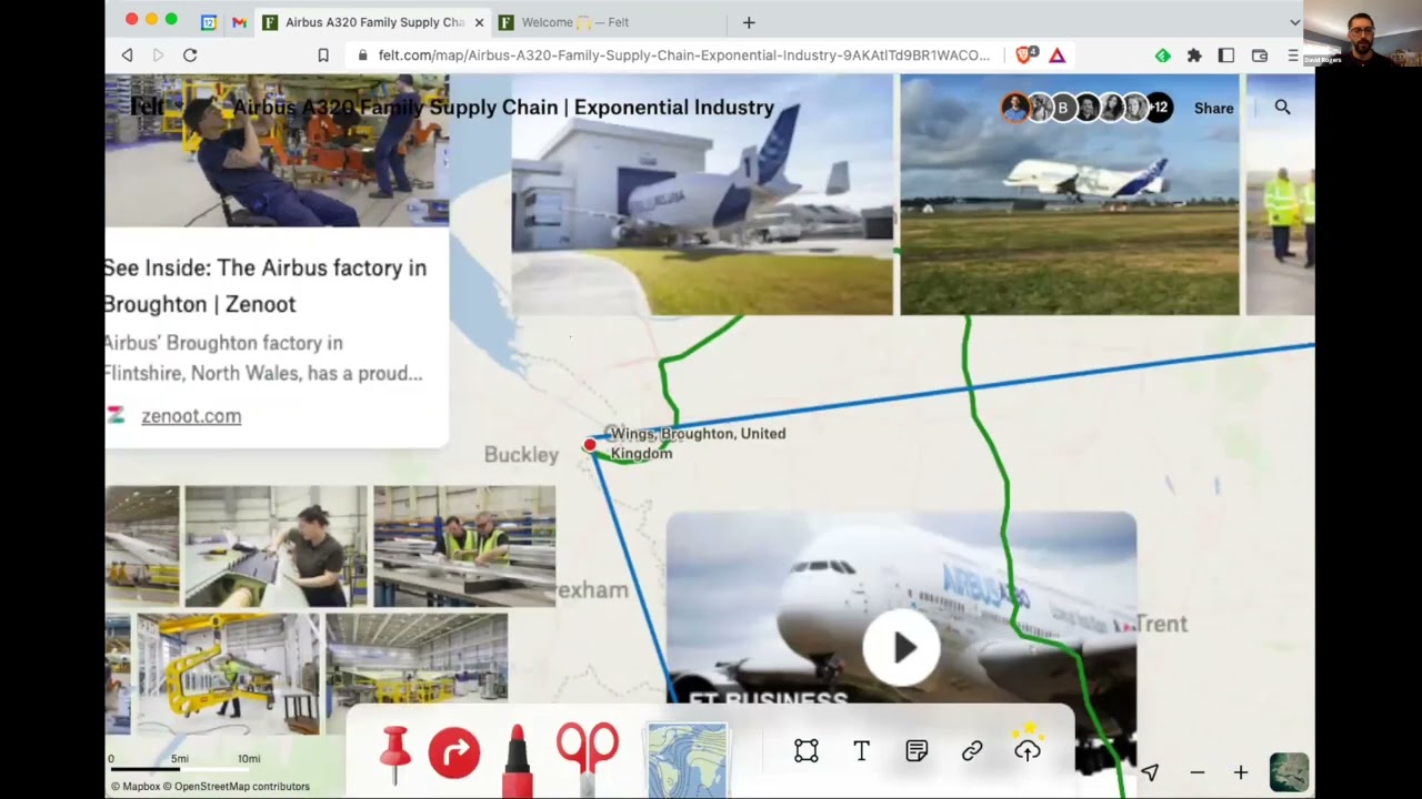 Mapping Airbus Supply Chain