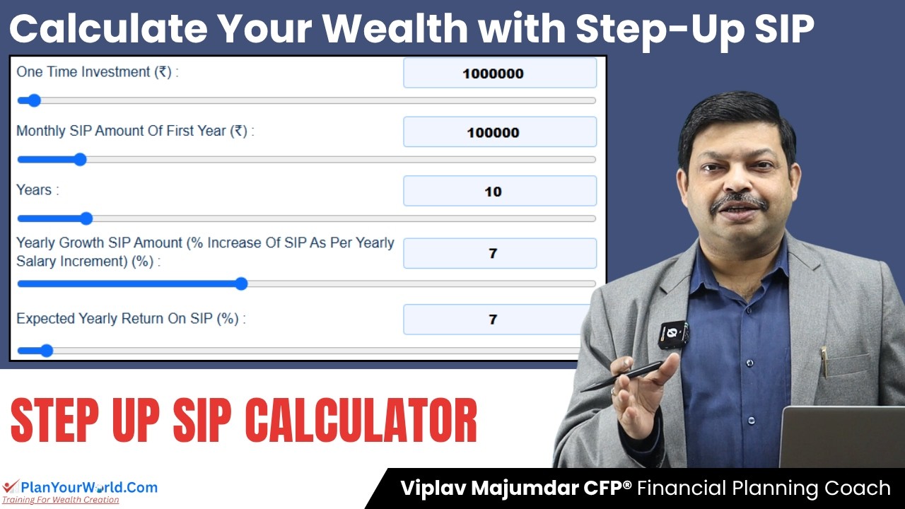Easy Way To Create Wealth With Step-Up Incremental SIP | Check Your Wealth At Age 60 | Planyourworld