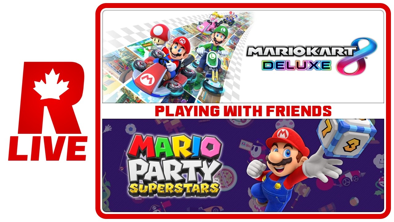 Saturday nights are made for multiplayer fun! | Mario Kart 8 Deluxe + Mario Party Superstars