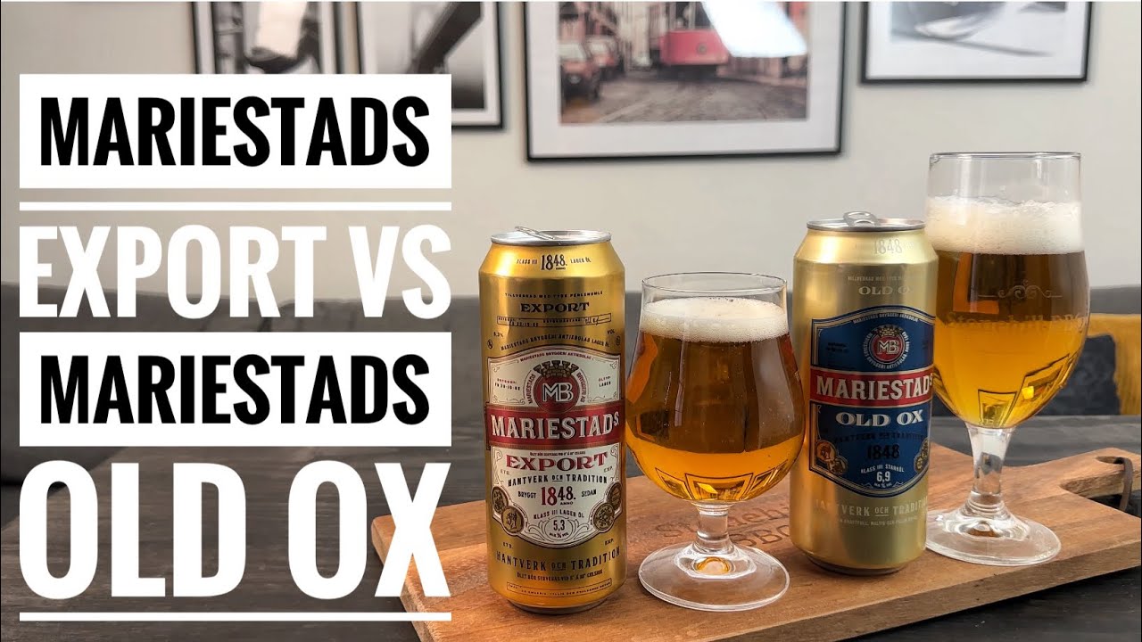 Jag provar och j&auml;mf&ouml;r Mariestads Export mot Mariestads Old Ox. Vilken &auml;r b&auml;st?