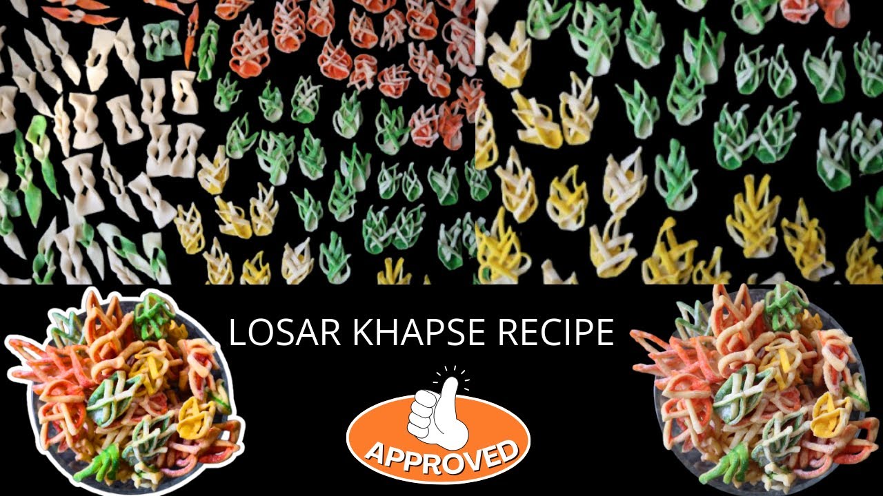 LOSAR KHASE RECIPE— Traditional Tibetan New Year Cookies (Step-by-Step)How to Make Khapse for Losar 