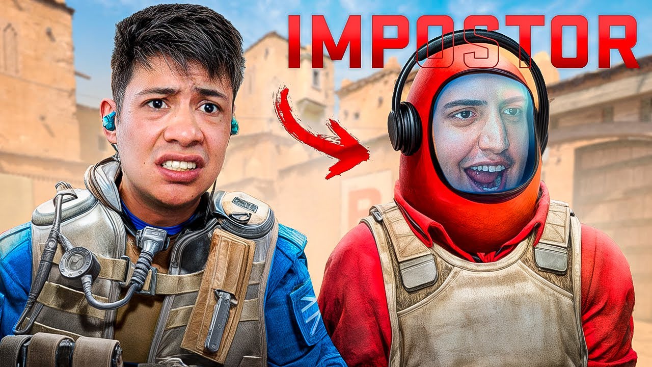 CS 2, mas é AMONG US (muito engraçado)
