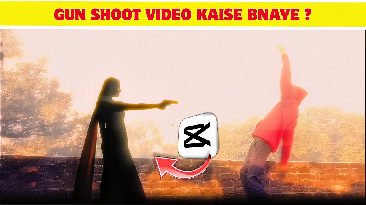 Girlfriend gun shoot Bala video kaise bnaye | how to make png gun shoot video | 2025 