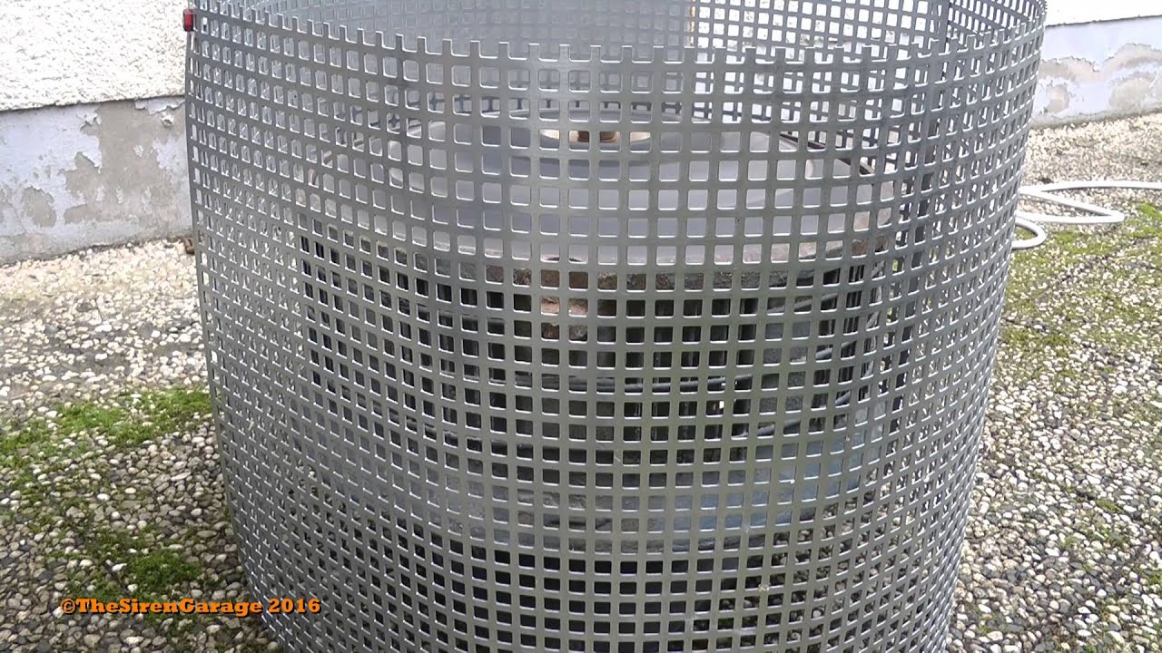 Sirenenprobe Probealarm Sirene E57 Helin von 1961 am 19.03.16