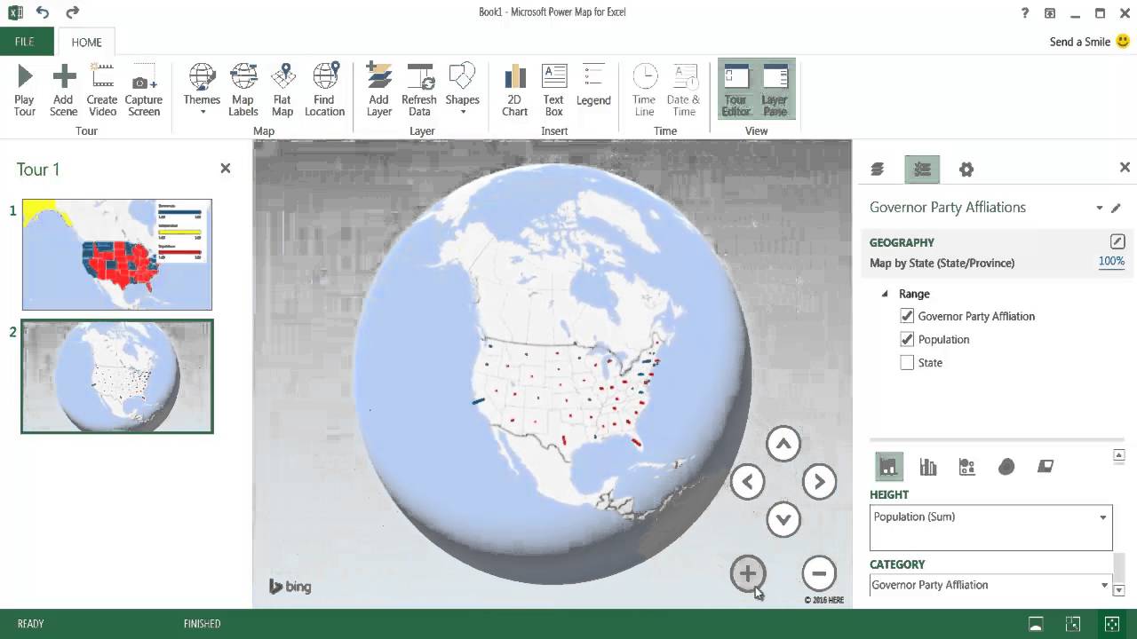 Create a Region Chart