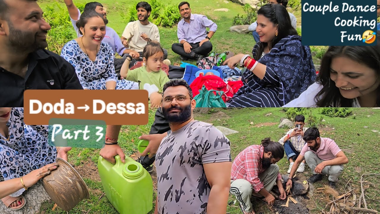Finally at the new picnic spot! Full-on fun, dancing, and cooking at Dessa Valley #dessavalley #doda