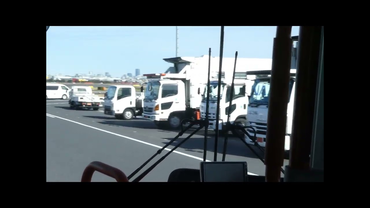 羽田空港ターミナル連絡バス前面展望