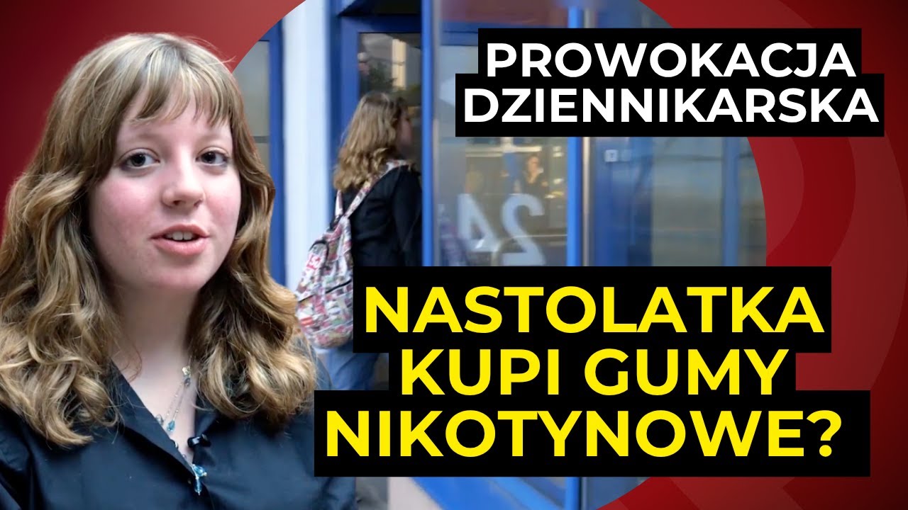 PROWOKACJA DZIENNIKARSKA: Czy nastolatek może kupić gumy nikotynowe w aptece?
