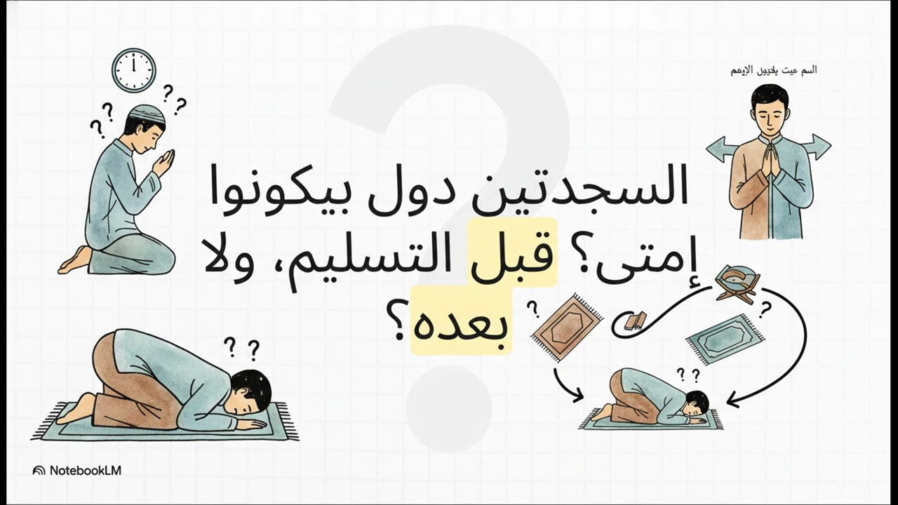 نسيت في صلاتك؟ تعلم كل حالات سجود السهو في 5 دقائق فقط!