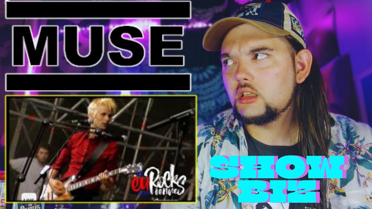 Барабанщик отреагировал на песню Muse «Showbiz» (Live)