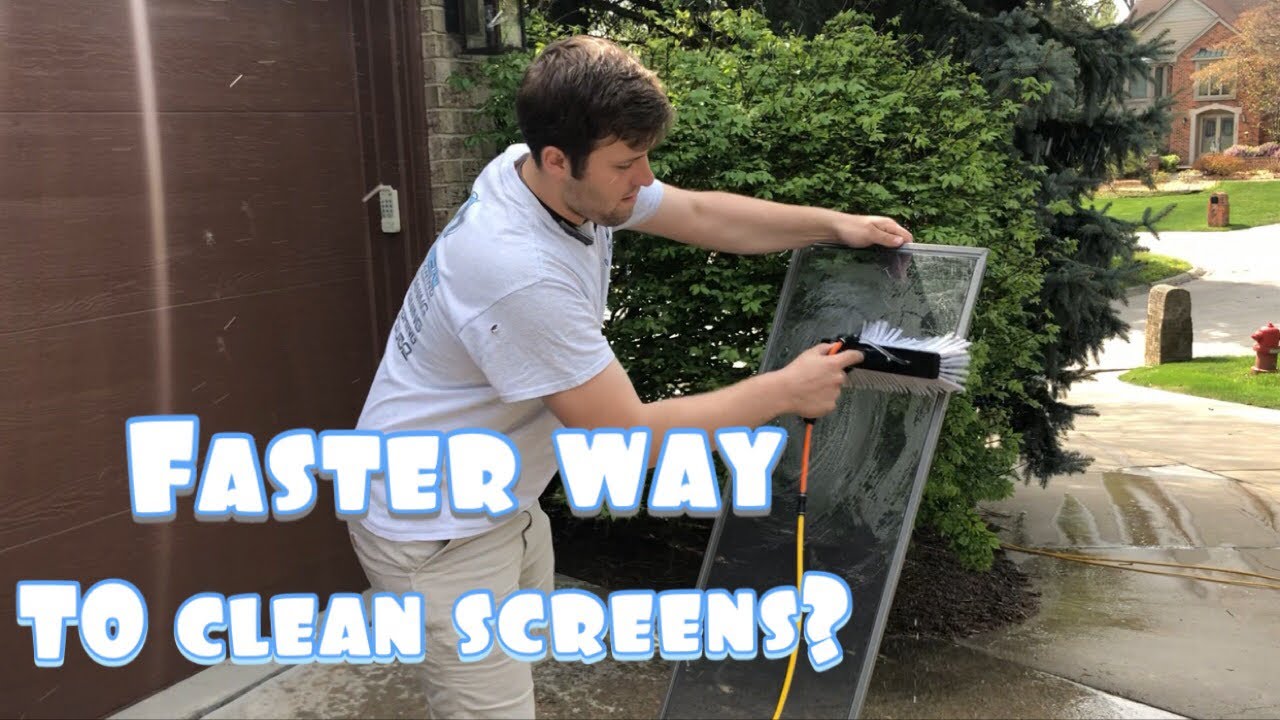 Faster Way To Clean Screens?